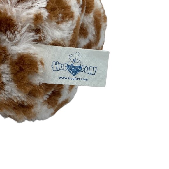 Hugfun Plush Giraffe Stuffed Animal Red Bow 12" Soft Cuddly Kids Lovey Red Bow - Picture 4 of 8